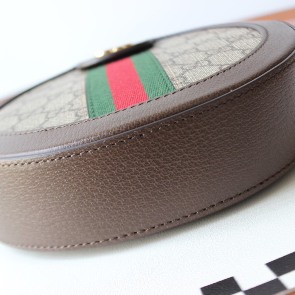 🌈  Gucci Ophidia mini GG round shoulder bag - Picture 8 of 9